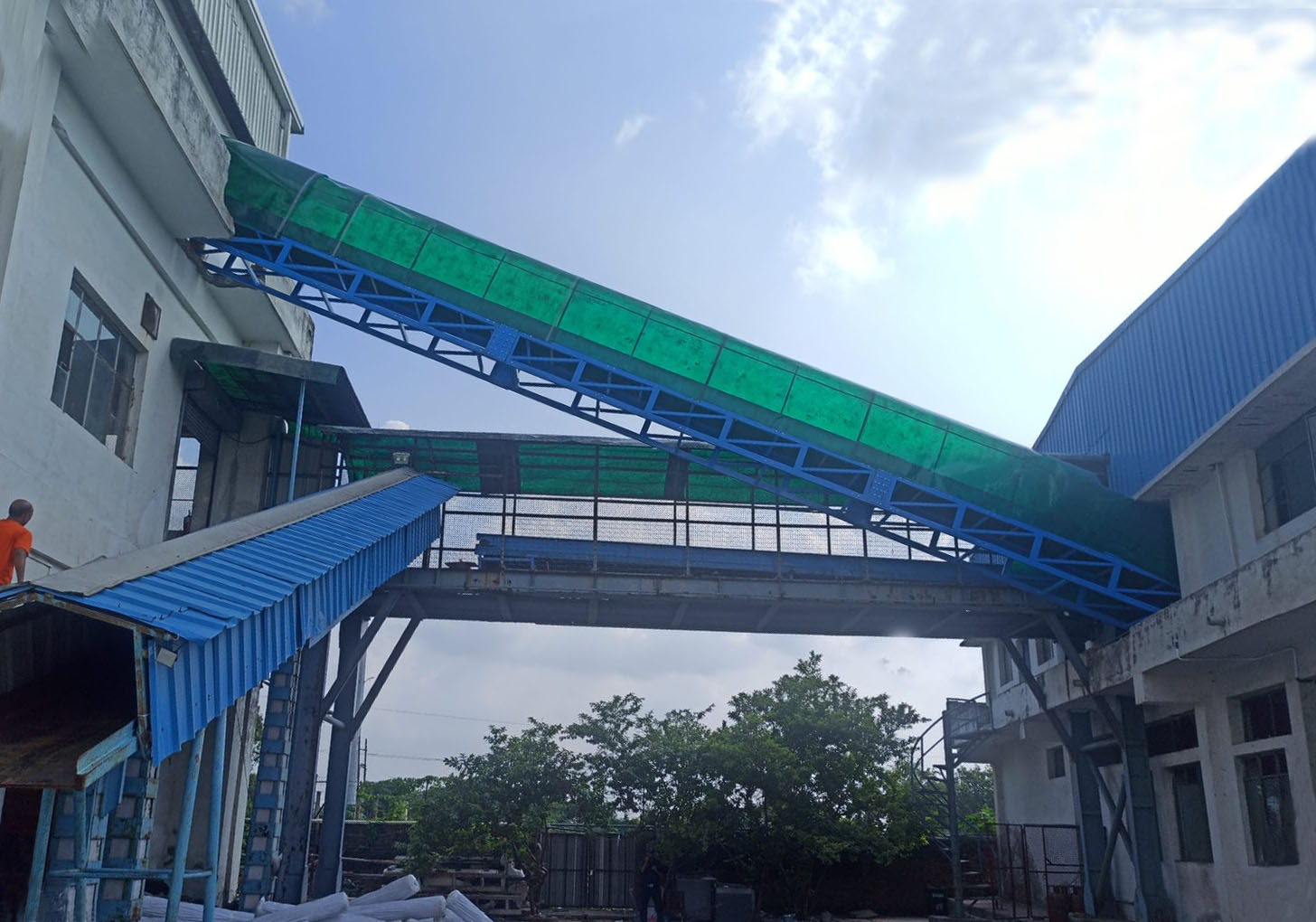 Inclined Flat Belt Conveyor Conveyors India